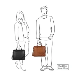 DSTRCT Fletcher Street Laptopbag 13" cognac