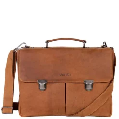 DSTRCT Wall Street Workingbag 15" cognac