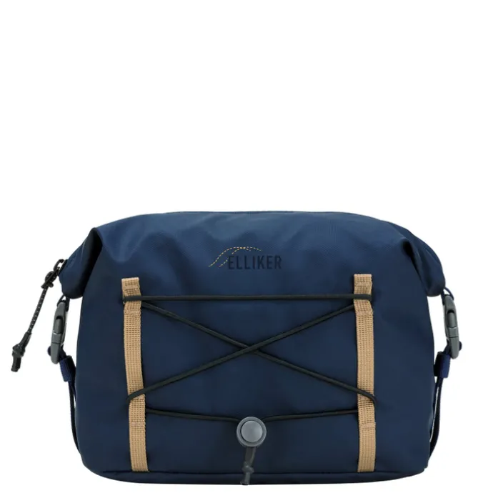 Elliker Angram Wash Bag navy