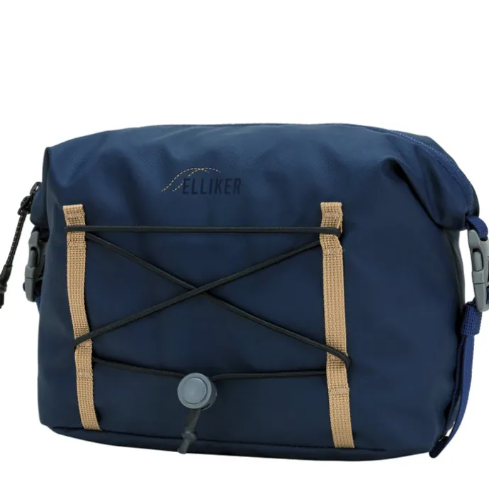 Elliker Angram Wash Bag navy