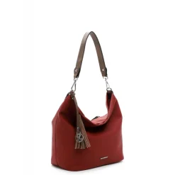 Emily & Noah Elke Handbag M red/cognac