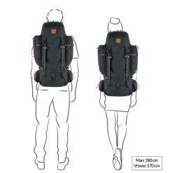 Fjallraven Kajka 65 M/L coal black