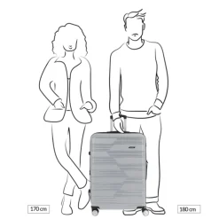 Gabol Uyiko Large Trolley lilac