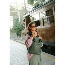 Hedgren Furo Rappu Laptop Backpack M 15.6" pussywillow grey