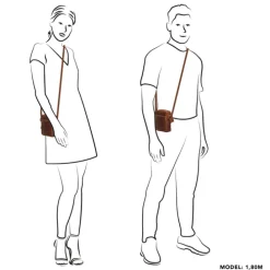 Hide & Stitches Japura Shoulderbag cognac