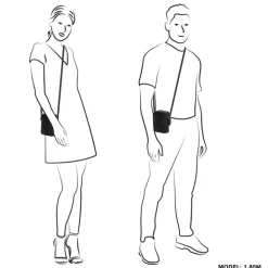 Hide & Stitches Japura Shoulderbag black