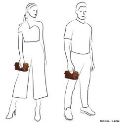 Hide & Stitches Japura Toiletbag cognac