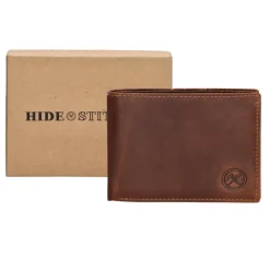 Hide & Stitches Japura Wallet cognac