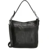 Hide & Stitches Paint Rock Hobo Shoulderbag black