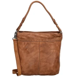 Hide & Stitches Paint Rock Hobo Shoulderbag cognac