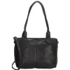 Hide & Stitches Paint Rock Shopper Shoulderbag black