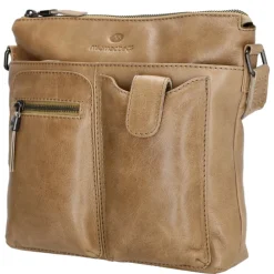 Hide & Stitches Porto Schoudertas taupe