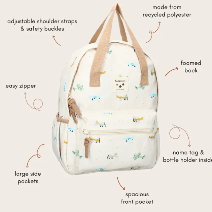 Kidzroom Little Small Talk Backpack beige
