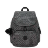 Kipling City Pack S prt ac geo feather
