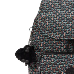 Kipling City Pack S prt ac geo feather