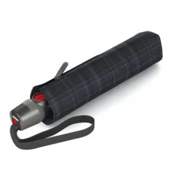 Knirps T-200 Medium Duomatic Paraplu checks black