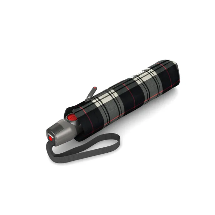 Knirps T-200 Medium Duomatic Paraplu checked 528