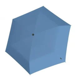 Knirps U.200 Ultra Light Duomatic Paraplu UV Protection blue with black coating