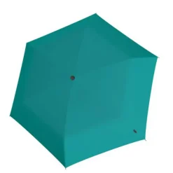 Knirps U.200 Ultra Light Duomatic Paraplu UV Protection turquoise with black coating