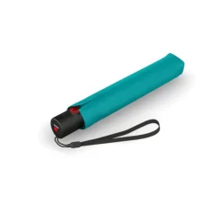 Knirps U.200 Ultra Light Duomatic Paraplu UV Protection turquoise with black coating