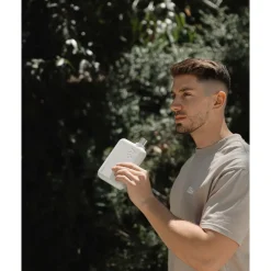 Memobottle A6 Bottle Stainless Steel 500ml white