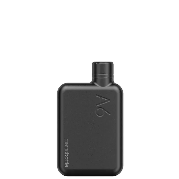 Memobottle A6 Bottle Stainless Steel 500ml black