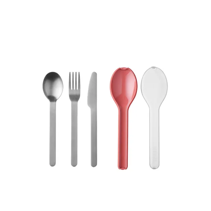 Mepal Ellipse Cutlery 3-Pieces vivid mauve
