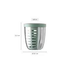 Mepal Ellipse Fruit & Veggie Pot nordic black