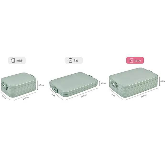 Mepal Take a Break Lunchbox Large vivid blue