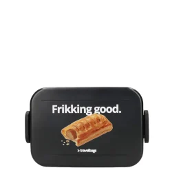 Mepal X Travelbags Frikandelbroodjetrommel Lunchbox Medium black