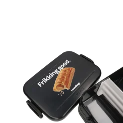 Mepal X Travelbags Frikandelbroodjetrommel Lunchbox Medium black