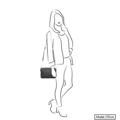 Michael Kors Jet Set Lg Crossbody Golden Chain Bag black