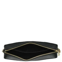 Michael Kors Jet Set Lg Crossbody Golden Chain Bag black
