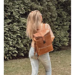 Mozz Croco Gobi Backpack croco black