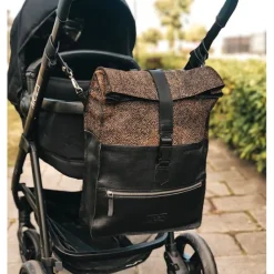 Mozz Gobi Backpack Luiertas Mini Dots beige