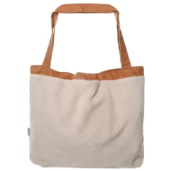 Mozz Mom Bag Teddy Suede beige