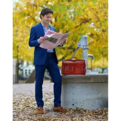 Mutsaers The Doctor 15'' Dokterstas cognac