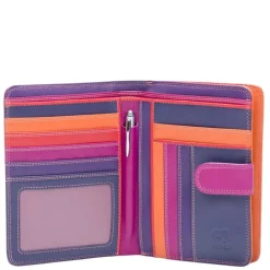 Mywalit Ladies Large Wallet Zip Purse sangria multi