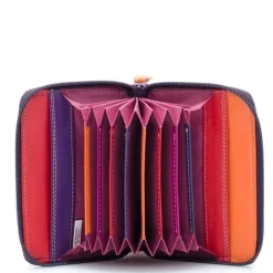 Mywalit Ladies Zip Around Fan CC Holder sangria multi