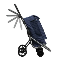 Playmarket Go Up Premium Boodschappentrolley blauw