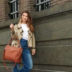 Plevier Millau Dames Laptoptas 15.6" cognac