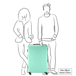 Princess Traveller PT-01 Large Trolley pacific mint