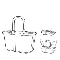 Reisenthel Shopping Carrybag herringbone dark blue