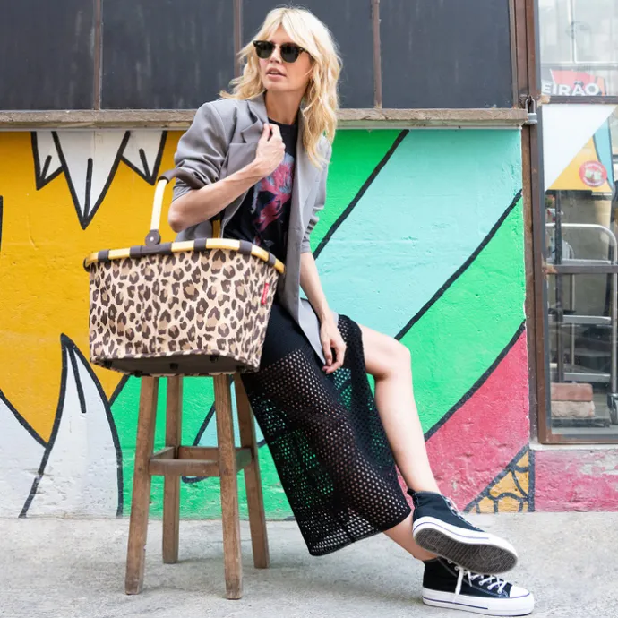 Reisenthel Shopping Carrybag frame leo macchiato