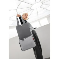 Reisenthel Shopping Foldable Trolley herringbone grey