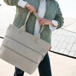 Reisenthel Shopping Shopper e1 herringbone sand