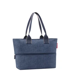 Reisenthel Shopping Shopper e1 herringbone dark blue