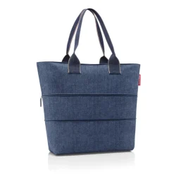 Reisenthel Shopping Shopper e1 herringbone dark blue