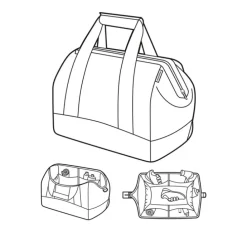 Reisenthel Travelling Allrounder L dots white