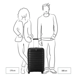 Roncato B-Flying Expandable Trolley 68 spot sky blue